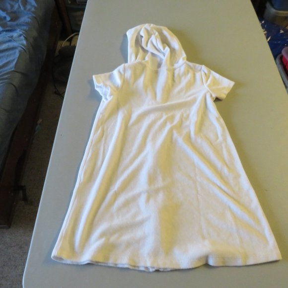 White Swim Cover Up Size Large 10/12 - Picture 4 of 6